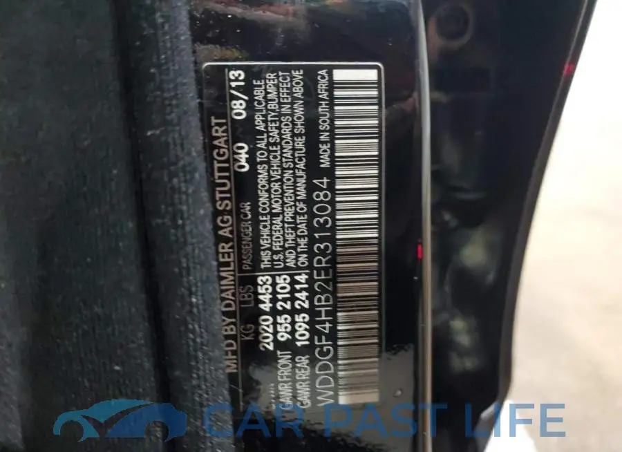 WDDGF4HB2ER313084# 12