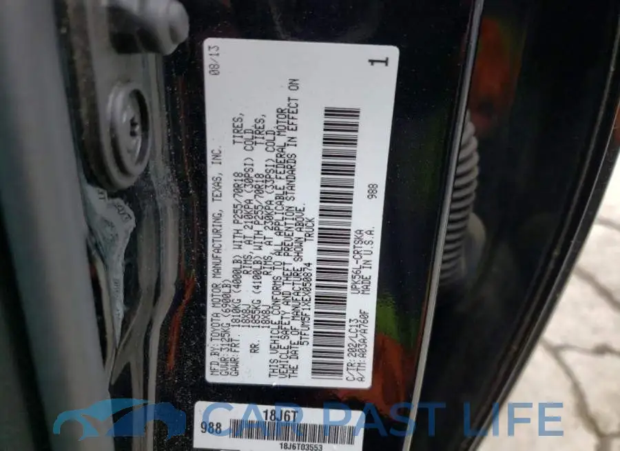 5TFUM5F1XEX050874# 12