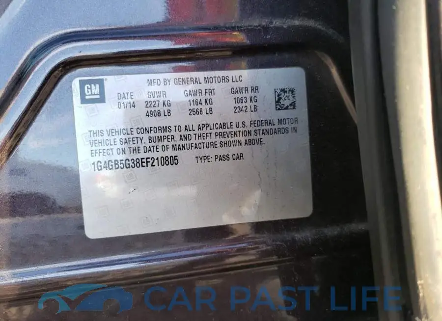 1G4GB5G38EF210805# 12