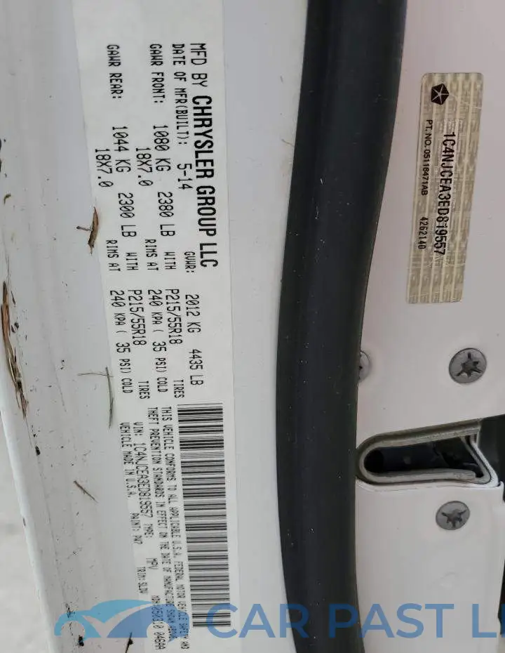 1C4NJCEA3ED819557# 13