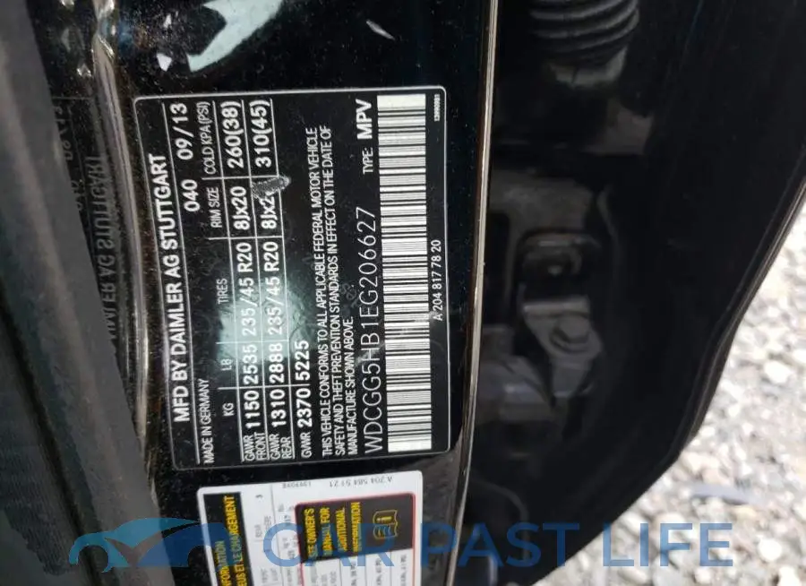 WDCGG5HB1EG206627# 12