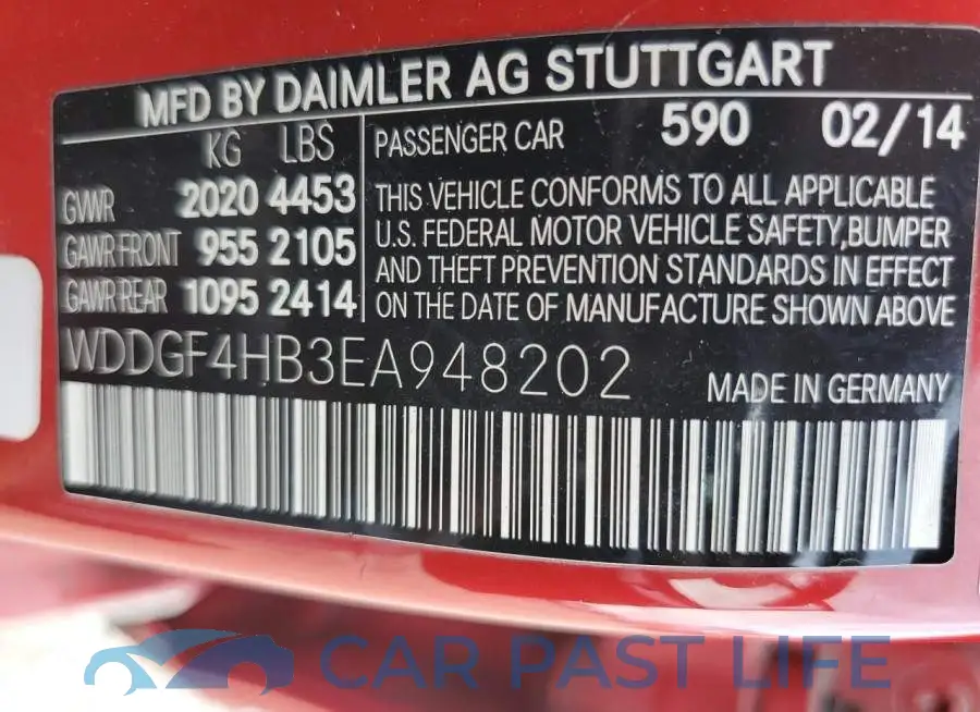 WDDGF4HB3EA948202# 13