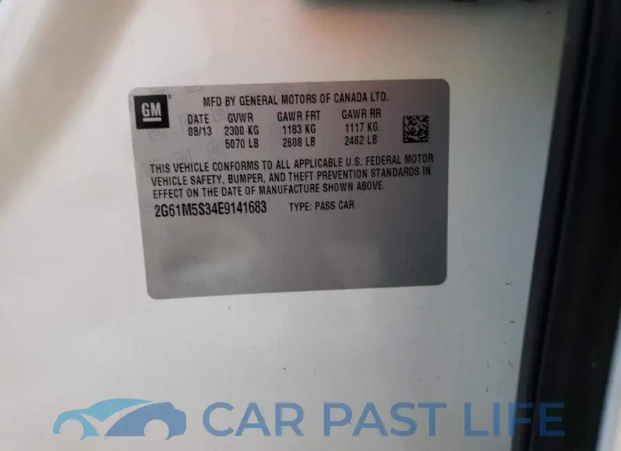 2G61M5S34E9141683# 12