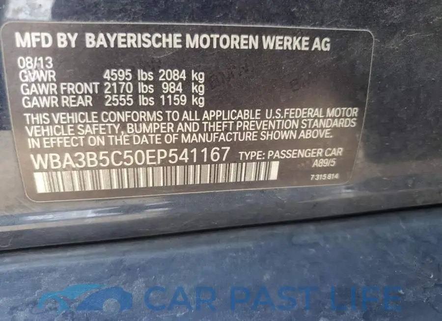 WBA3B5C50EP541167# 12