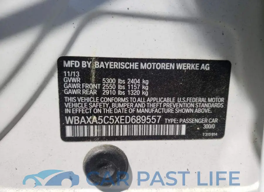 WBAXA5C5XED689557# 10