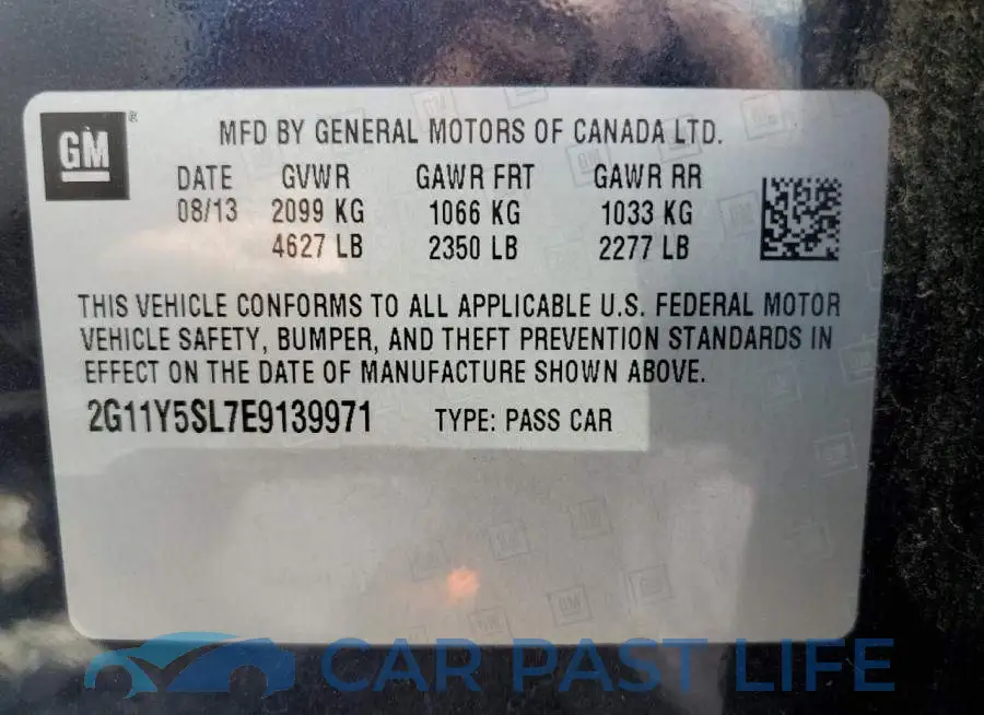 2G11Y5SL7E9139971# 13