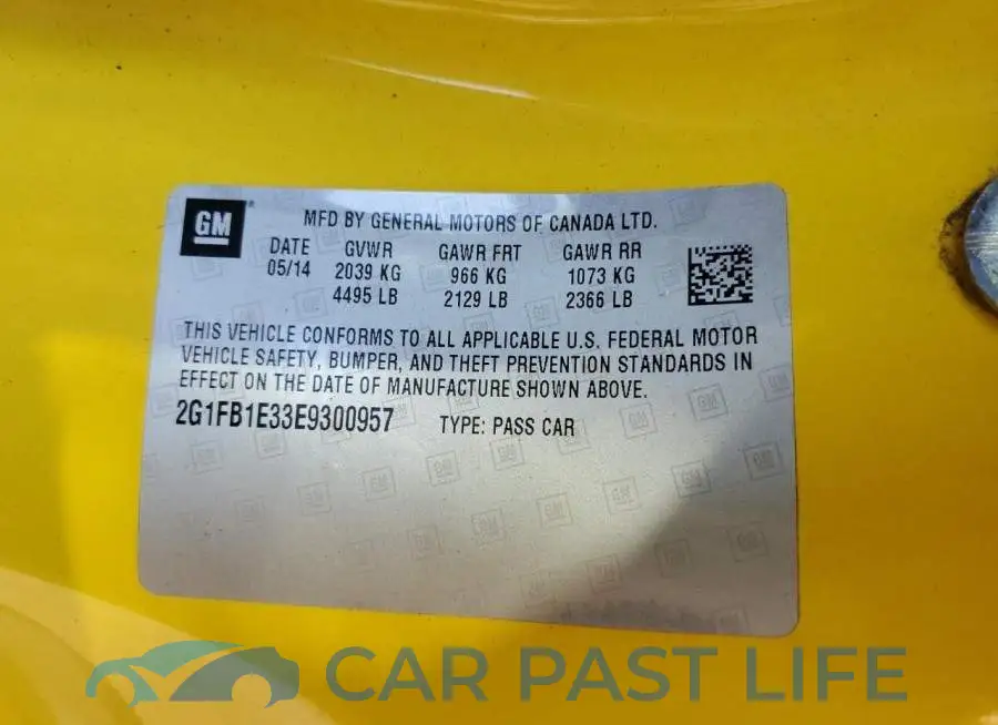 2G1FB1E33E9300957# 12