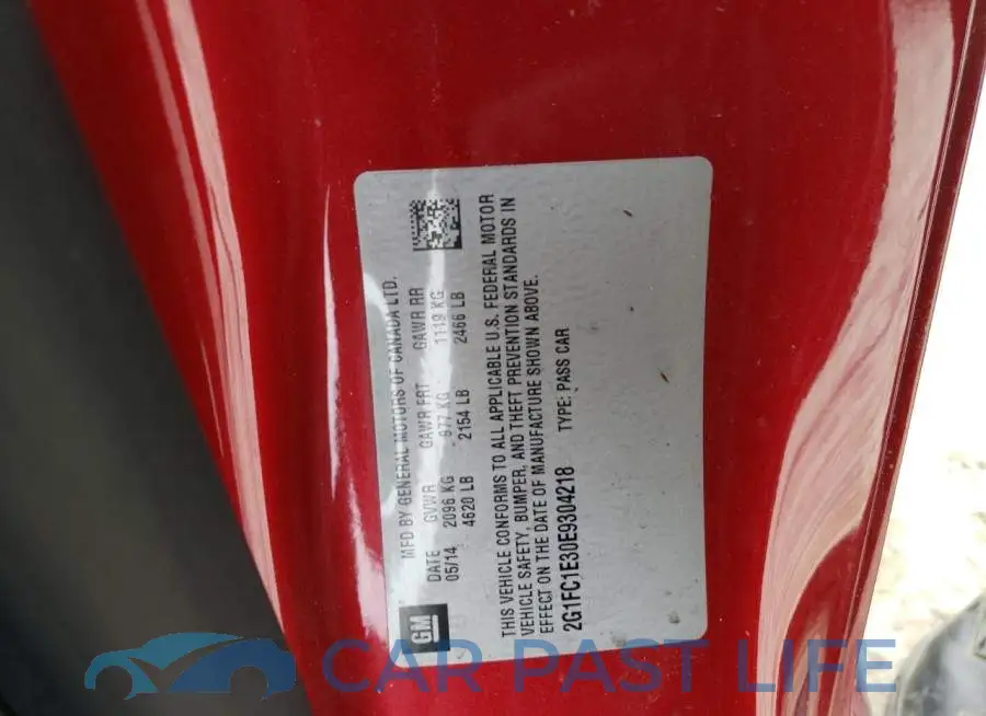 2G1FC1E30E9304218# 12
