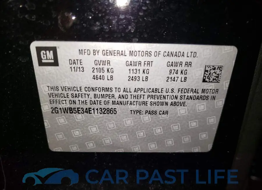 2G1WB5E34E1132865# 12