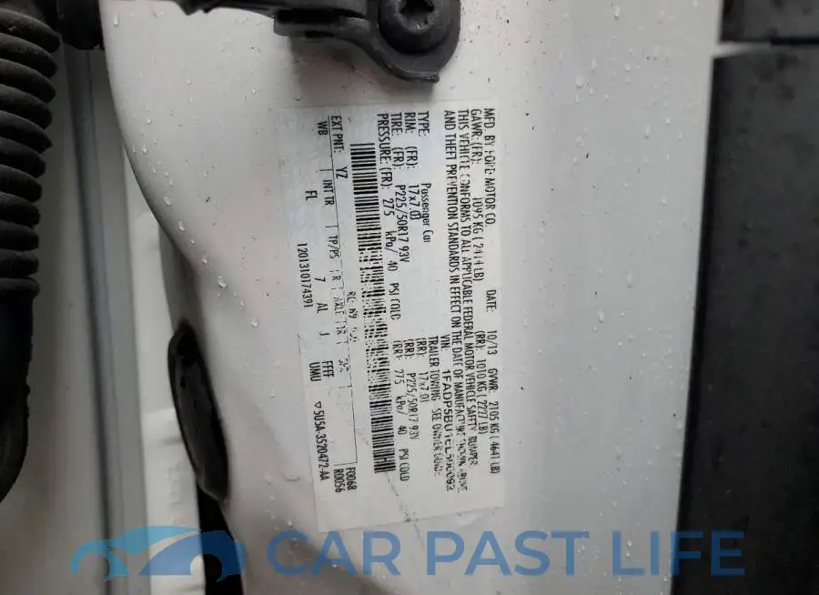 1FADP5BU1EL500092# 12