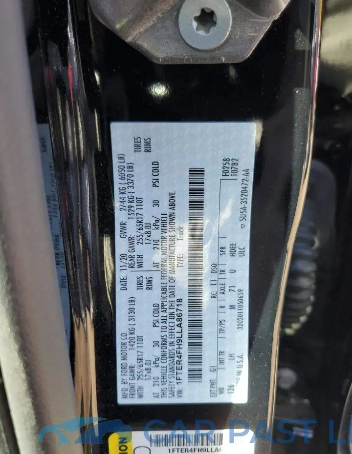 1FTER4FH9LLA86718# 12