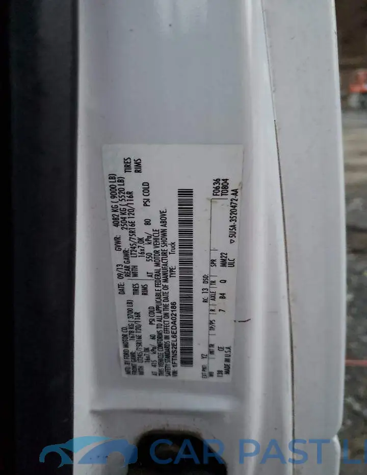 1FTNS2EL6EDA02186# 13