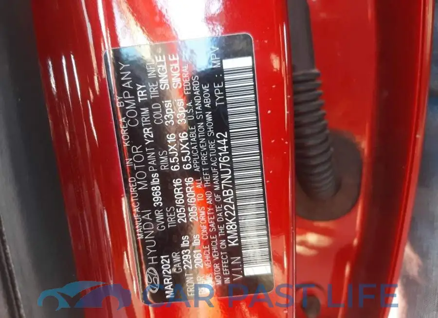 KM8K22AB7NU761442# 12