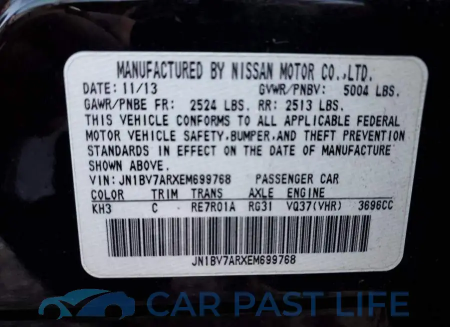 JN1BV7ARXEM699768# 13