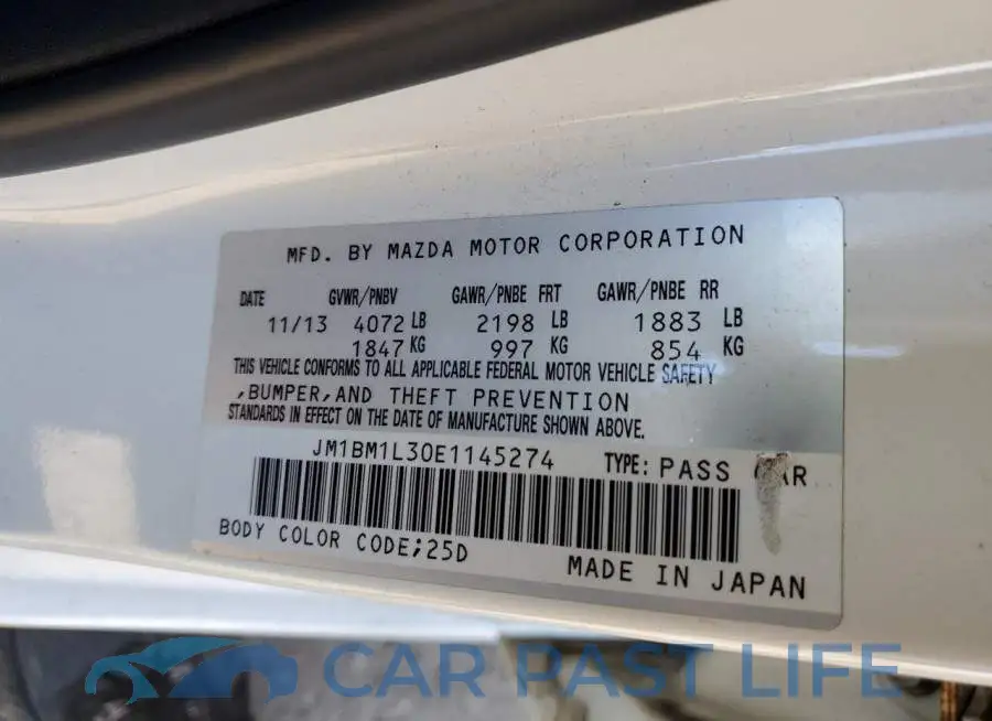 JM1BM1L30E1145274# 12