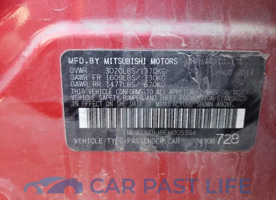 ML32A4HJ9EH005364# 12