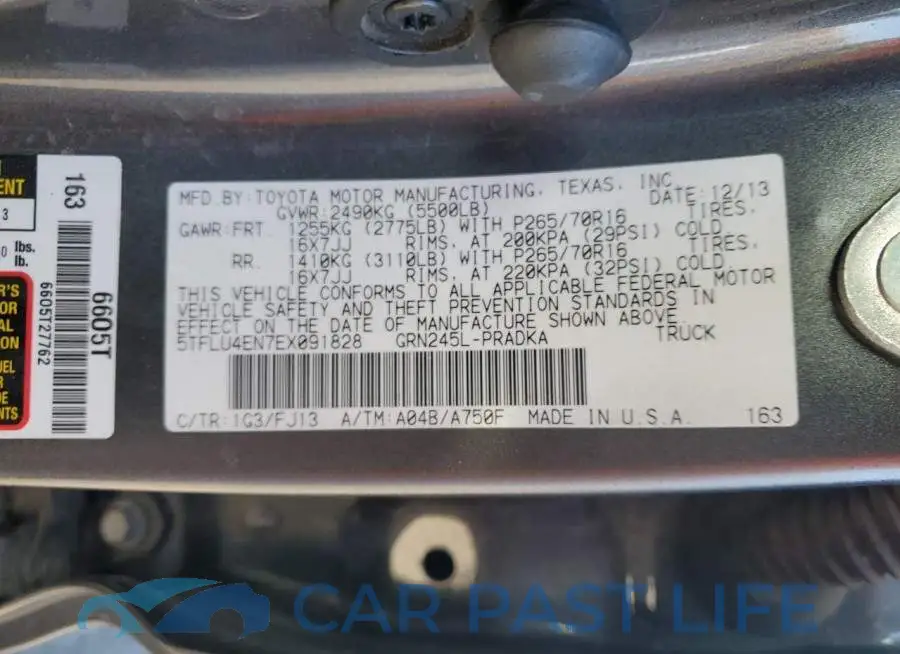 5TFLU4EN7EX091828# 13