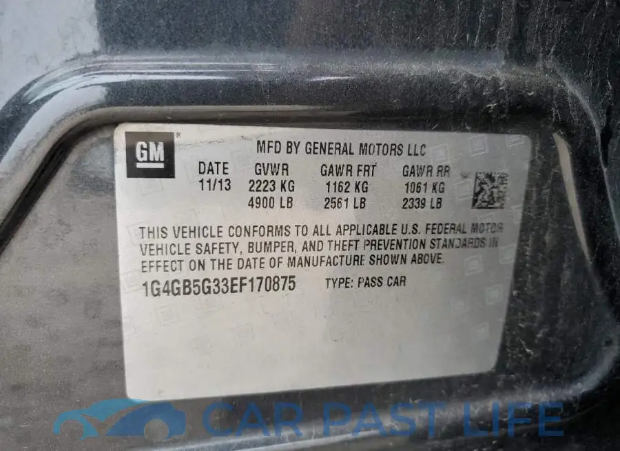 1G4GB5G33EF170875# 12