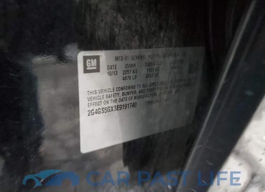 2G4GS5GX3E9191740# 12