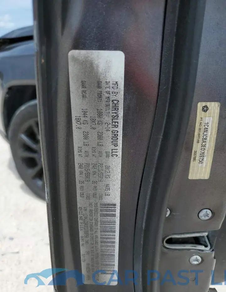 1C4NJCBA3ED769750# 14