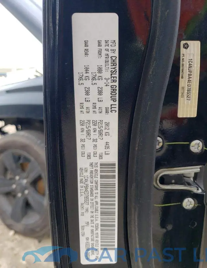 1C4NJPBA4ED785527# 12
