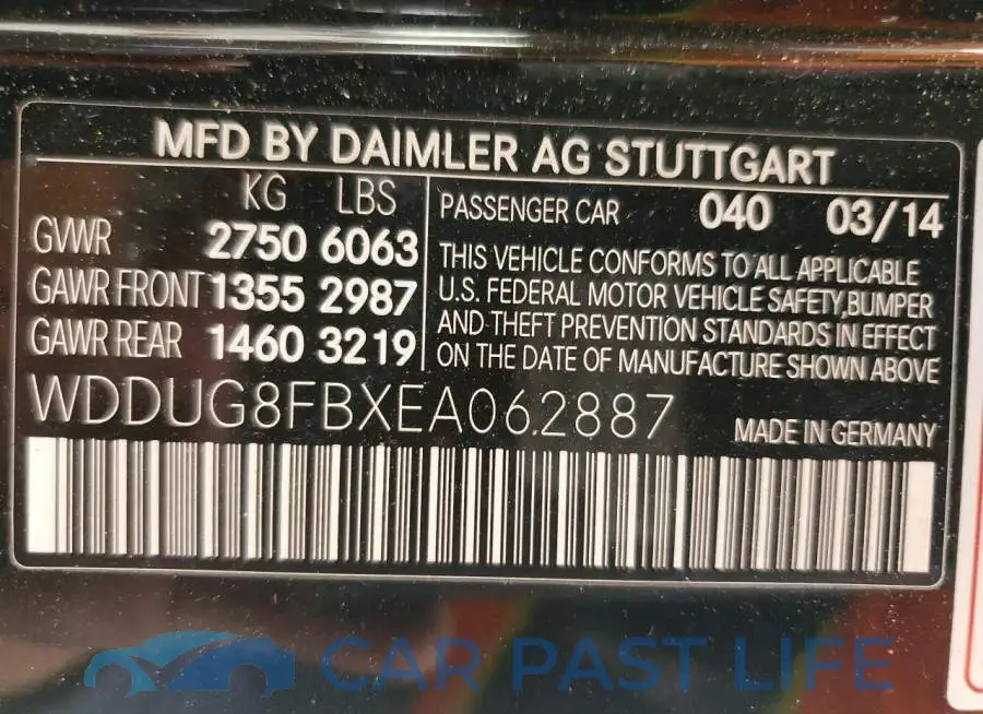 WDDUG8FBXEA062887# 12
