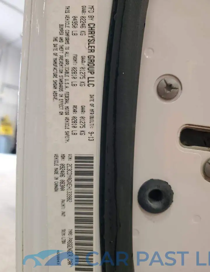 2C3CDYAGXEH133982# 12