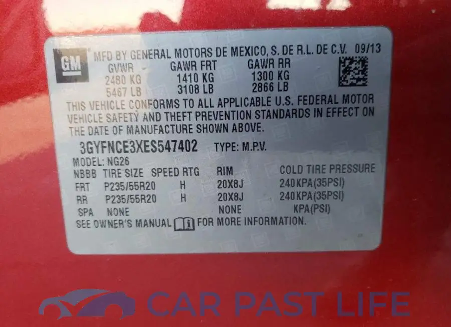 3GYFNCE3XES547402# 14