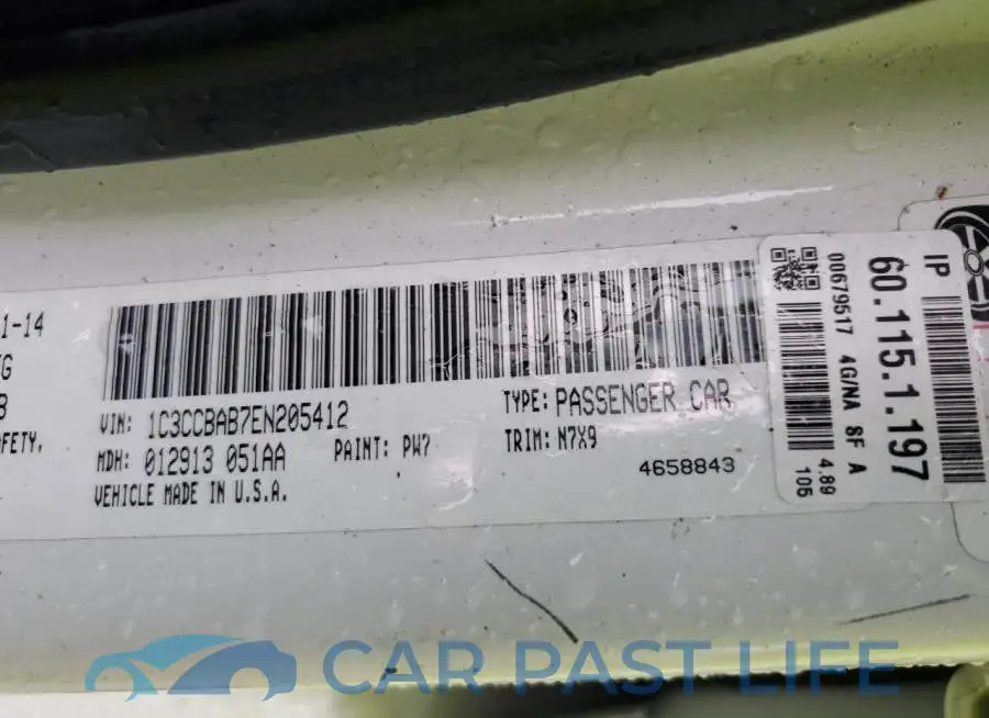 1C3CCBAB7EN205412# 12