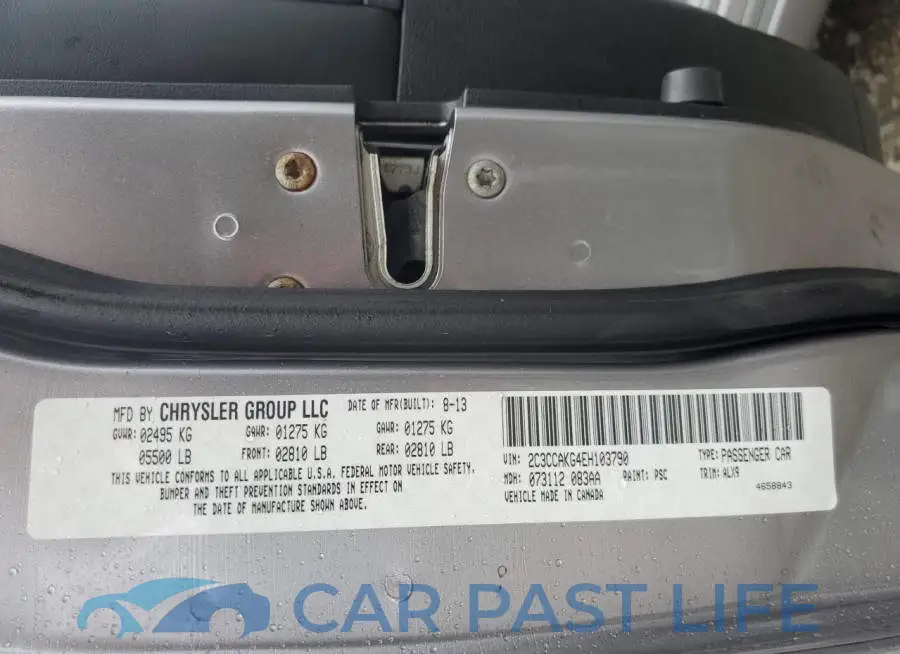 2C3CCAKG4EH103790# 13