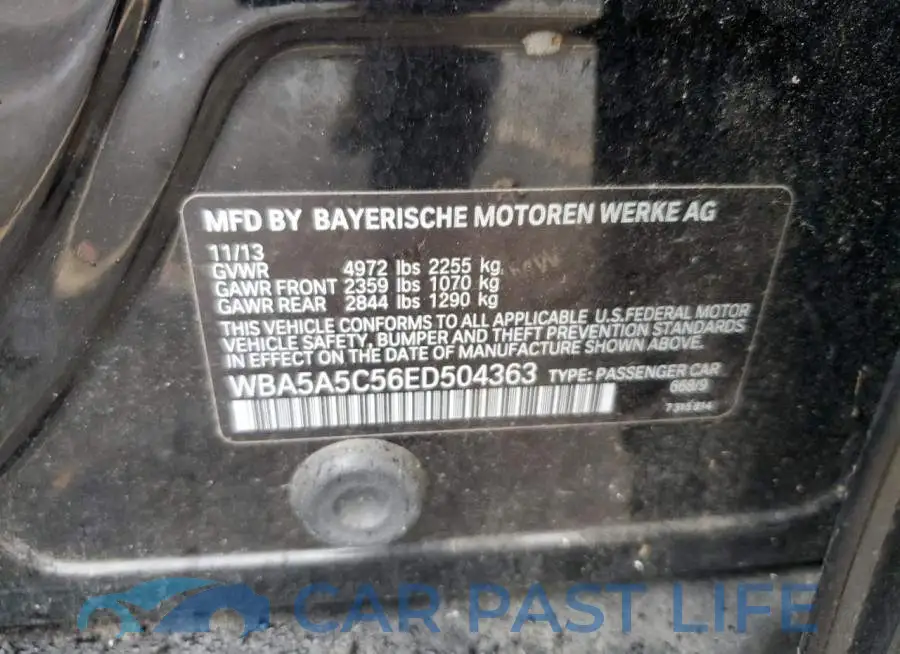 WBA5A5C56ED504363# 12