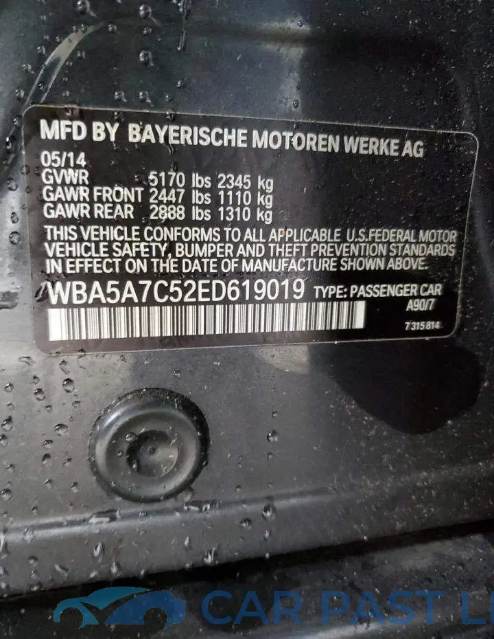 WBA5A7C52ED619019# 12
