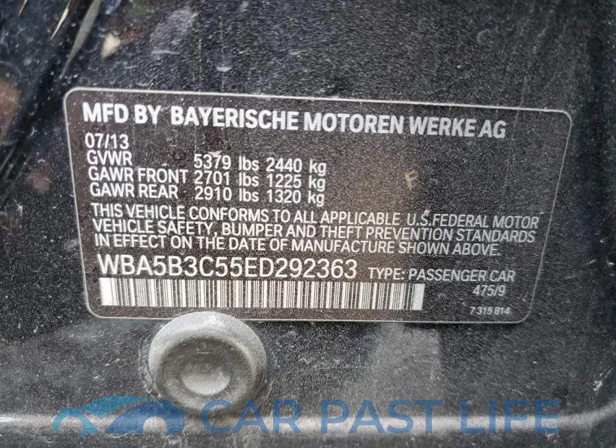 WBA5B3C55ED292363# 12