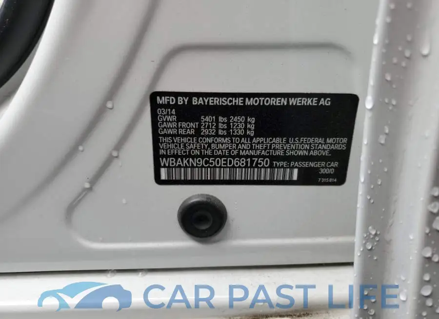 WBAKN9C50ED681750# 12