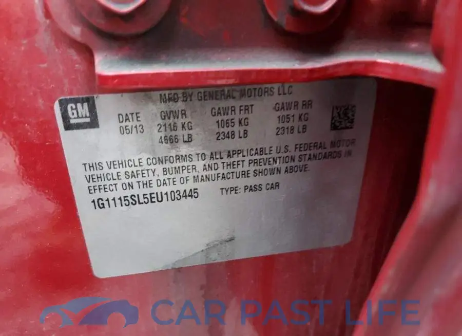 1G1115SL5EU103445# 13
