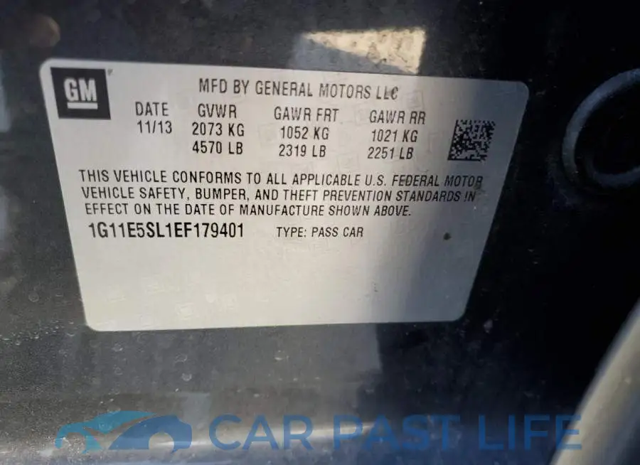 1G11E5SL1EF179401# 12