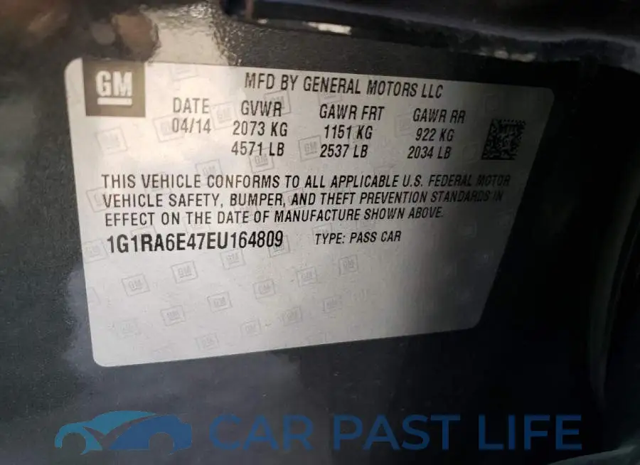 1G1RA6E47EU164809# 12