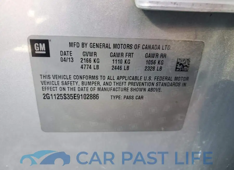 2G1125S35E9102886# 12