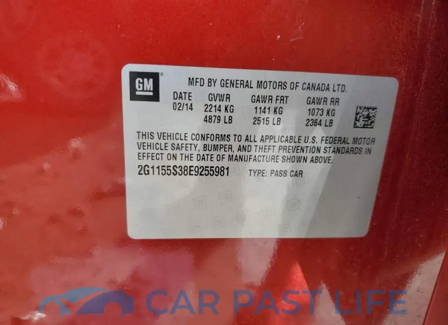 2G1155S38E9255981# 12