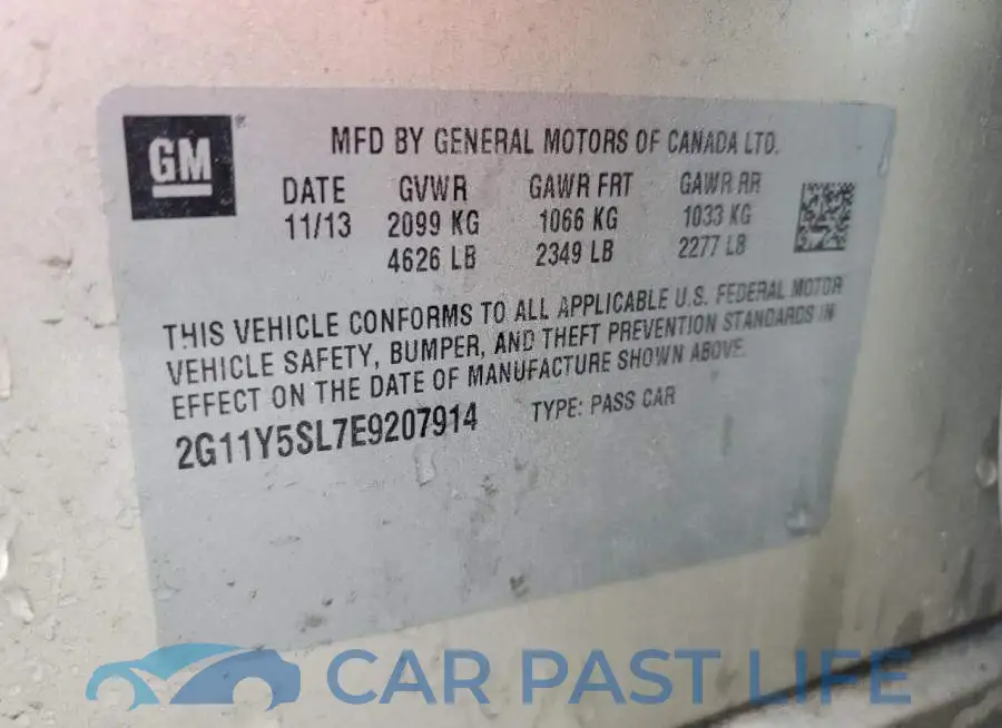 2G11Y5SL7E9207914# 12