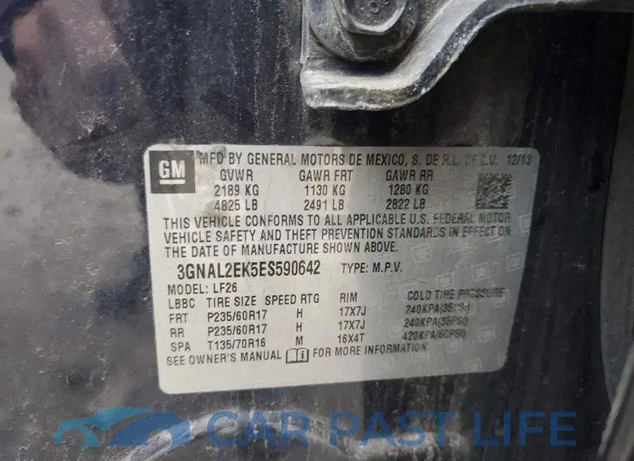 3GNAL2EK5ES590642# 14
