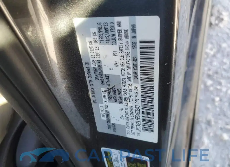 JM1CW2DL6E0163240# 13