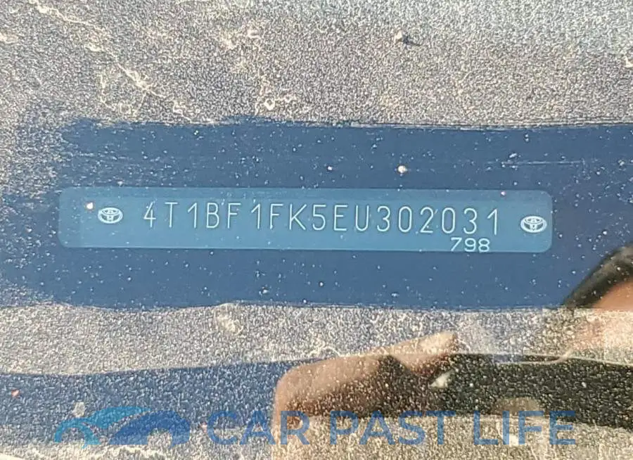 4T1BF1FK5EU302031# 12