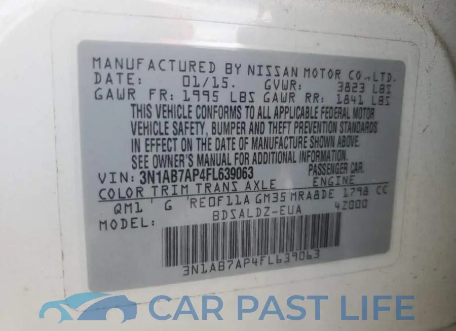 3N1AB7AP4FL639063# 12