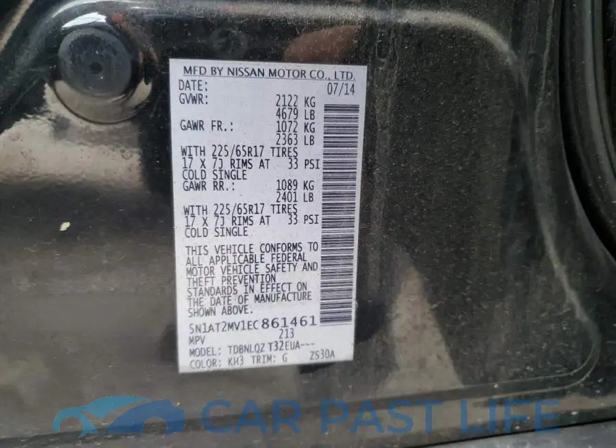 5N1AT2MV1EC861461# 12