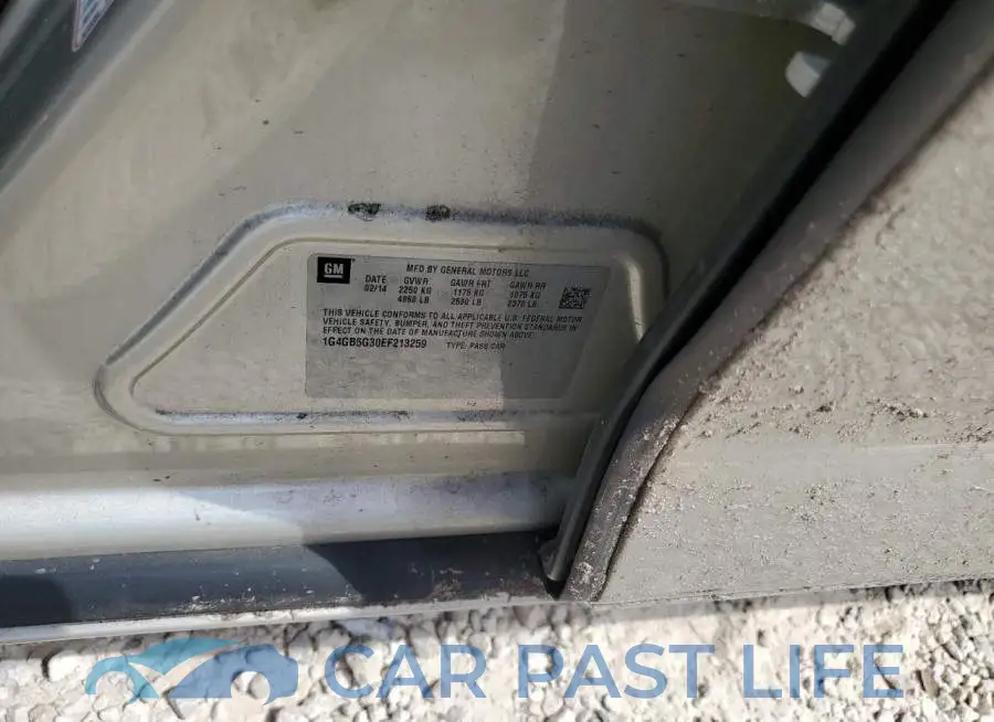 1G4GB5G30EF213259# 12