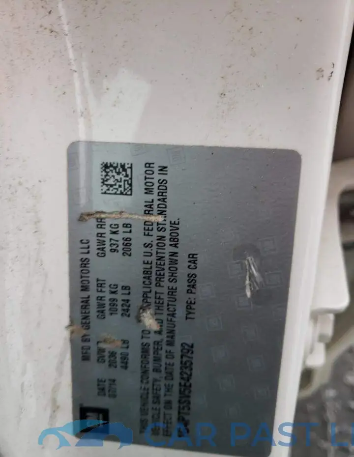 1G4PT5SV5E4235792# 12