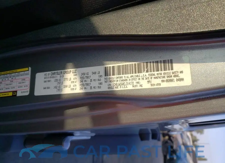 1C4BJWDG0EL314172# 13