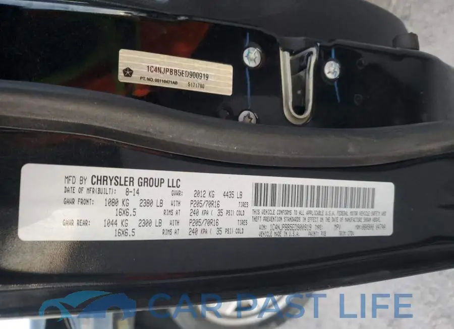 1C4NJPBB5ED900919# 12