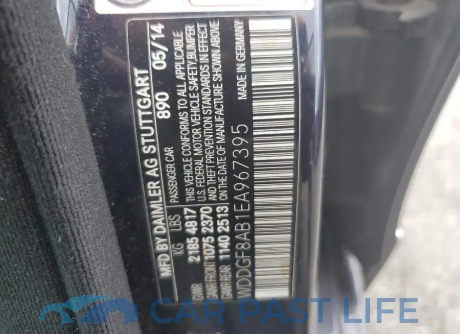 WDDGF8AB1EA967395# 12